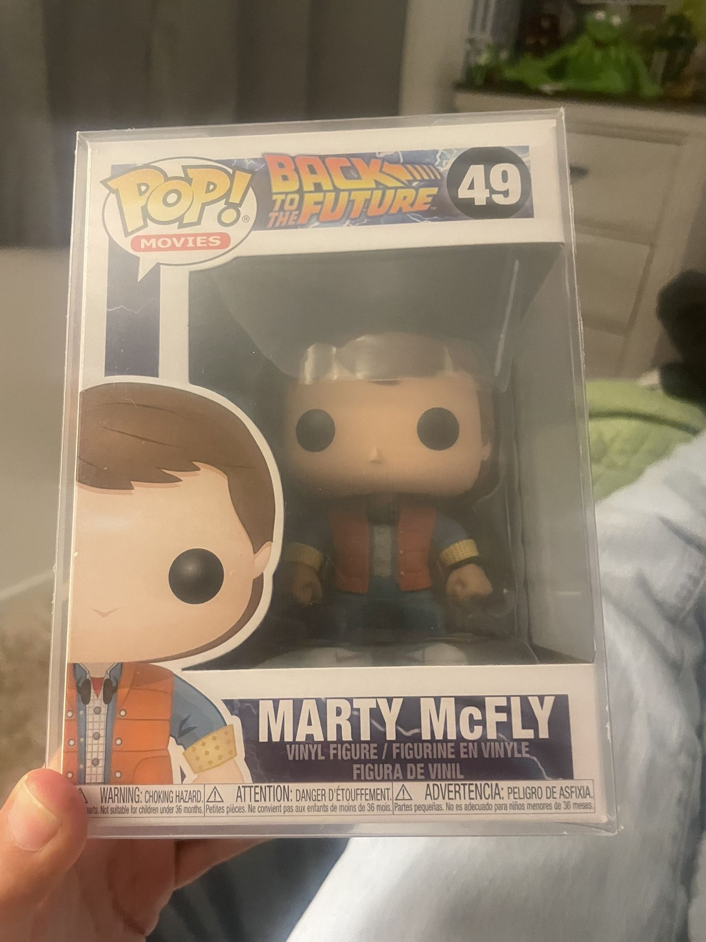 Marty McFly funko pop from Back to the Future