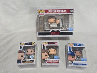 Funko Pops Shohei,Dexter, Ikaris., PoP Moment Dexter Morgan