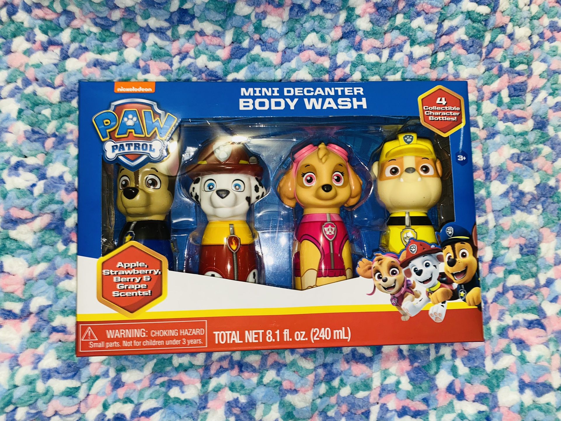 4 PAW πΎ PATROL MINI BODY WASHES COLLECTIBLE BOTTLES πβ€οΈπΎ