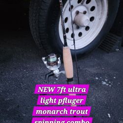 pflueger monarch spinning combo