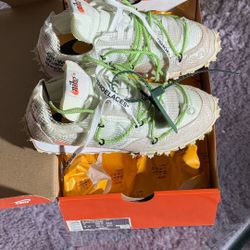 Off White Nike Collab Size 7 Women 5.5 Men