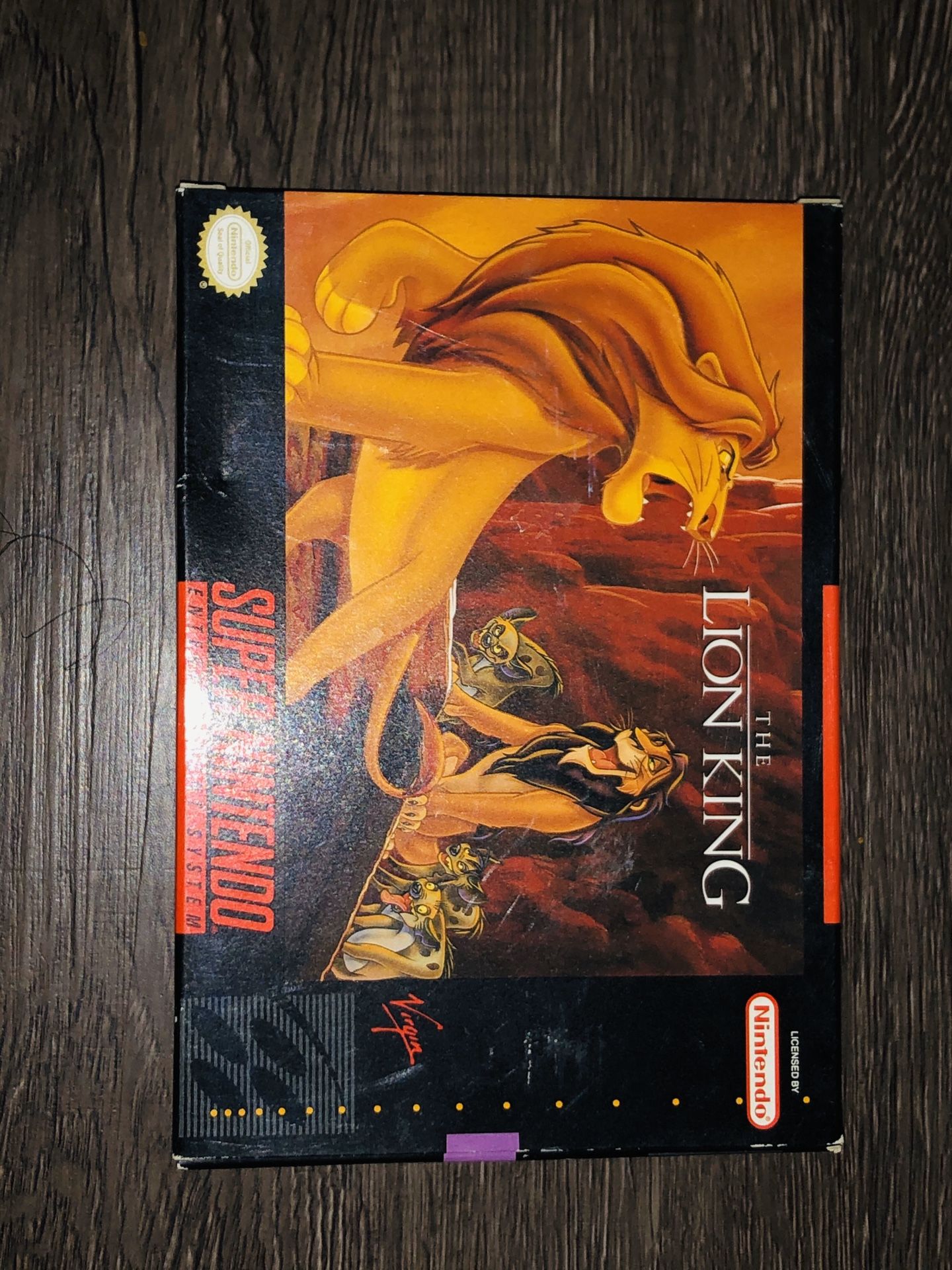 Super Nintendo Lion King CIB