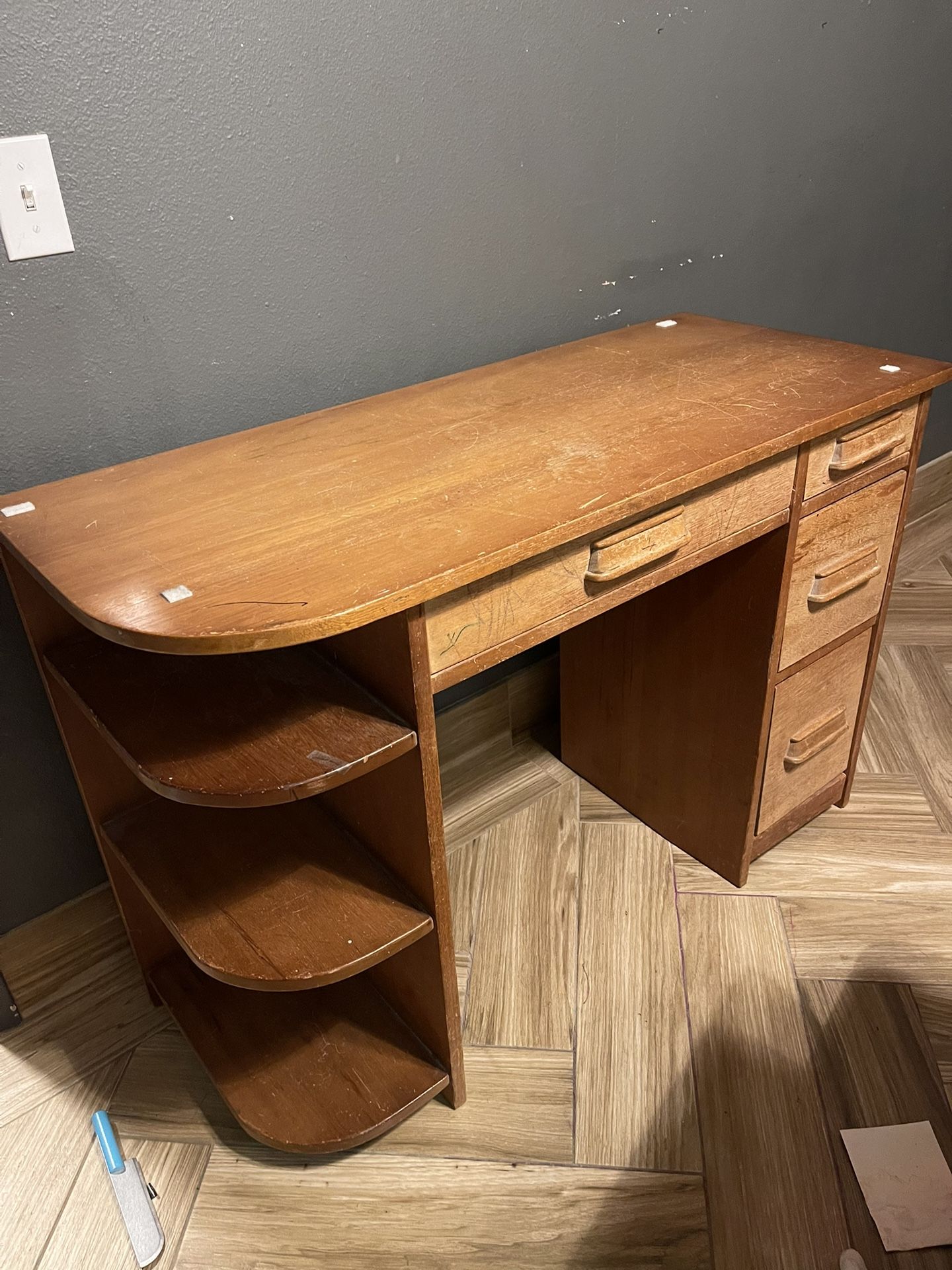 Real Wood Desk for Sale in Rancho Cucamonga, CA OfferUp