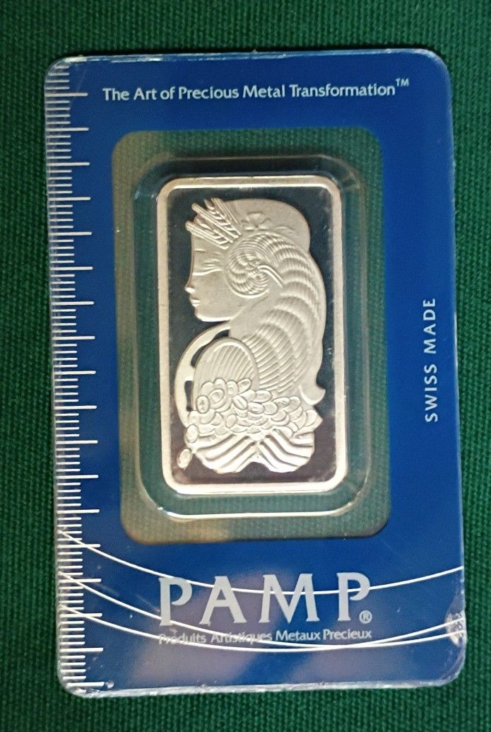 1-OZ "Platinum" Swiss Mint (P.A.M.P) CERTIFIED