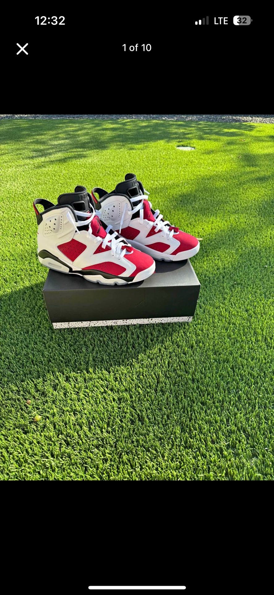 11 pairs of men's jordans - Lot