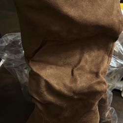 Women’s Brown, Chunky Heel Boot