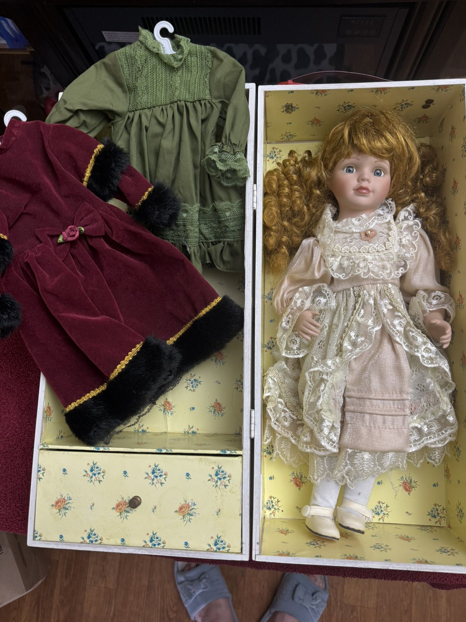 Vintage Porcelain Doll