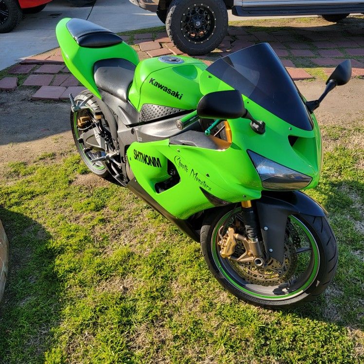 2006 Kawasaki Ninja Zx636 Clean Title Pink In Hand Trade Or Sale