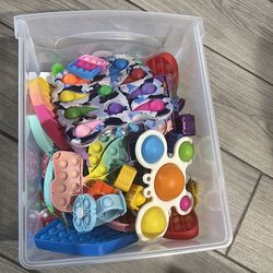 Variety of fidgets
