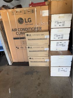 LG multi mini split unit
