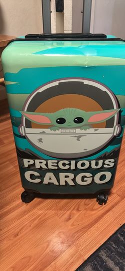 Grogu hard sell luggage with wheels