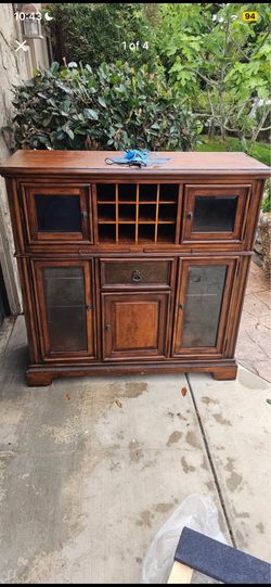 Solid Wood Bar Cart