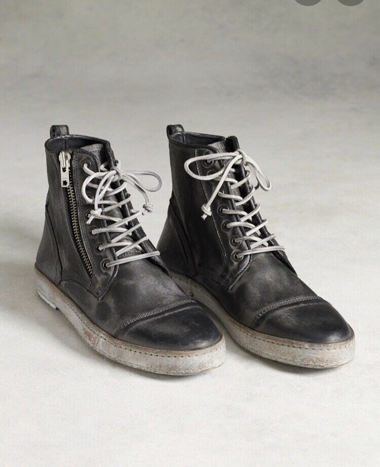 New John Varvatos metallic artisan zip sneaker boot