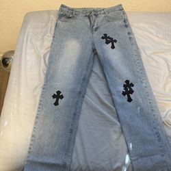 Chrome Heart Jeans R3P