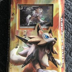 Pokemon Sun & Moon - Burning Shadows - LYCANROC Rock Steady Deck Sealed Pokémon
