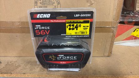 ECHO 56V High-Capacity 5.0Ah Lithium-Ion Battery with eCM Battery Management Technology and On-Board Fuel Charge Gauge
