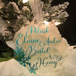 Personalized Christmas Ornaments 