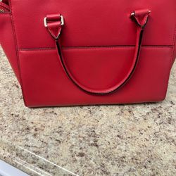 Kate Spade Red Leather Purse New