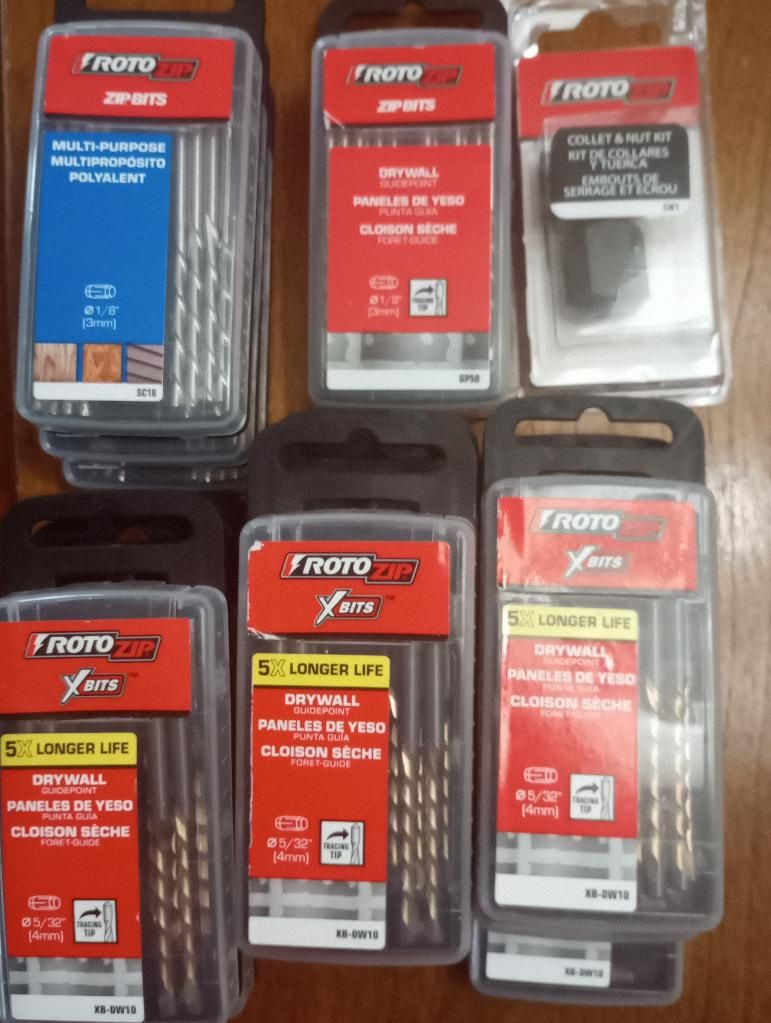 Drywall Pros….Roto Zip Bits