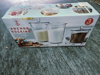 Anchor Hocking Goode Sundry Jar Set of 3