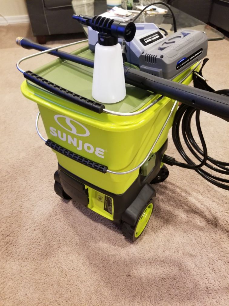 Sun Joe Portable Pressure Washer 40V