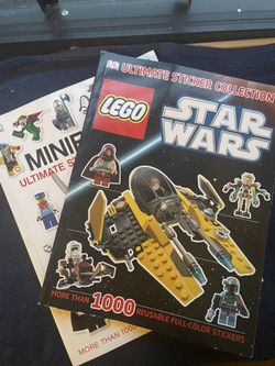 Lego Star Wars And Mini Figure Sticker Books
