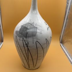 Yuri Zatarain The Sketchbook!! Ceramic Vase Hecho En México!!🇲🇽 