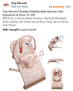 Tiny Marvels Portable Foldable Baby Bouncer