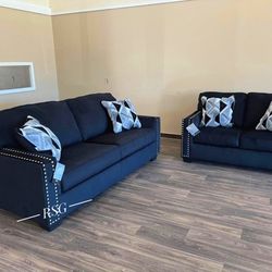Living Room Furniture Black Sofa, Loveseat, Chair, Ottoman 🌟 Color Options ⭐$39 Down Payment with Financing ⭐ 90 Days same as cash