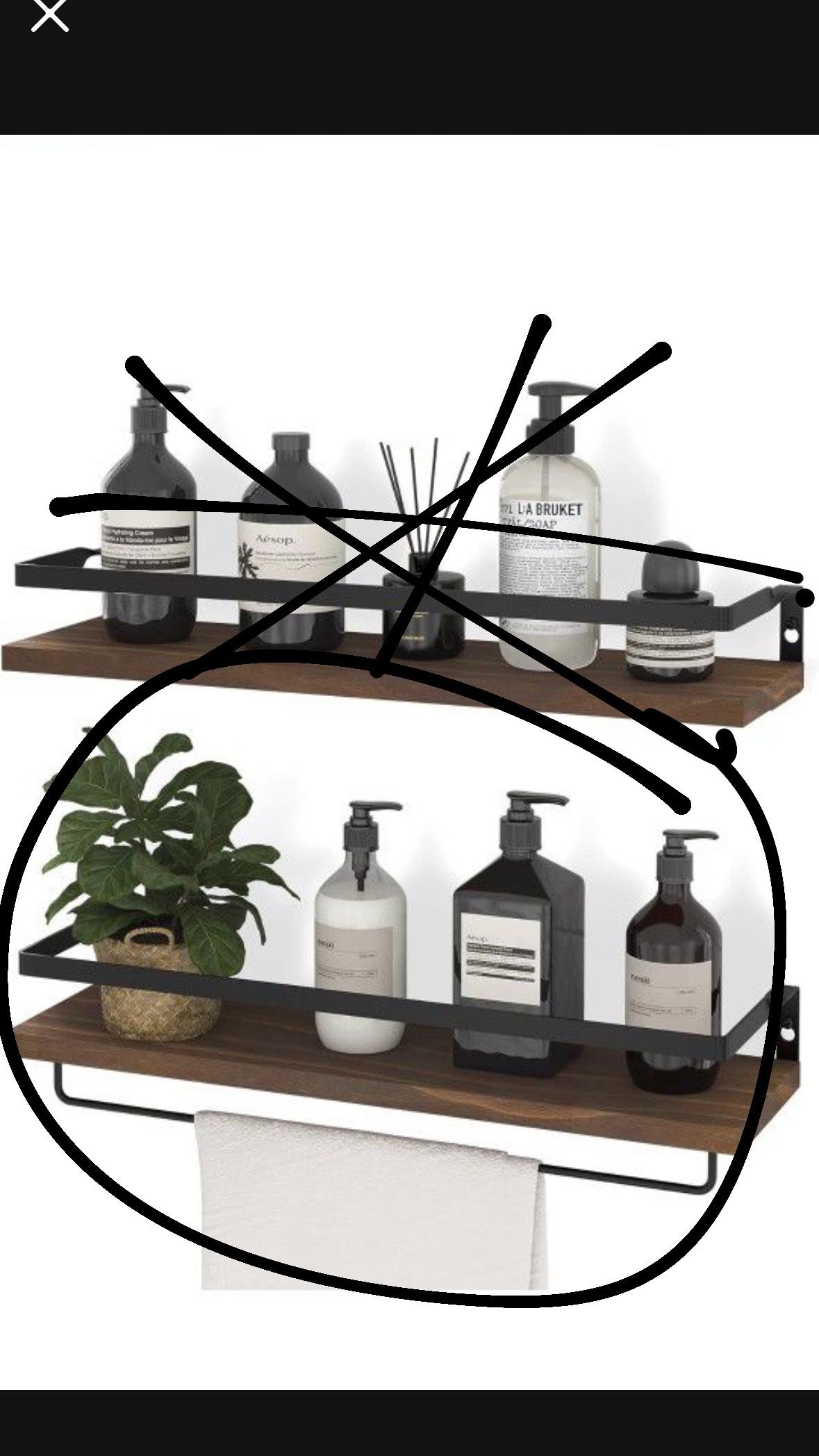 Floating Decorative Shelf $10