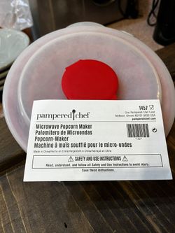 Pampered Chef Microwave Popcorn Maker