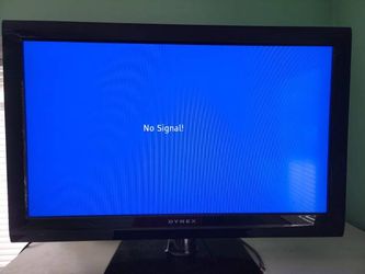 Dynex 32" LCD TV with Original Factory Remote (Not Smart Tv)