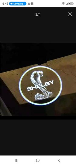 2 wireless universal Shelby cobra projector puddle lights battery operated easy 2 install. Shipping Available