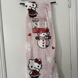 Hello Kitty Throw Blanket