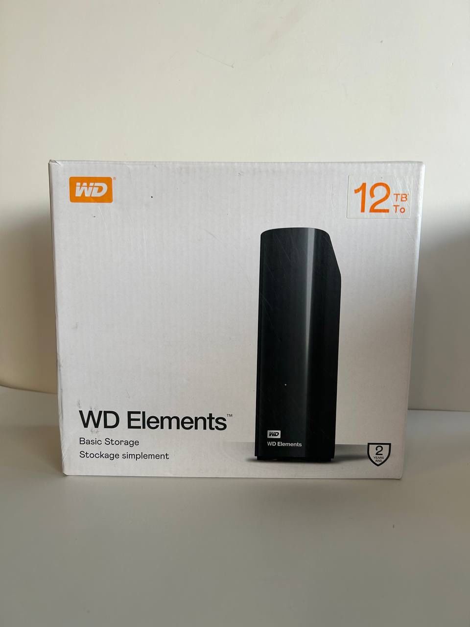 WD Elements 12TB Desktop External Hard Drive - Excellent Condition