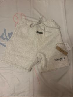 Light gray Essentials shorts