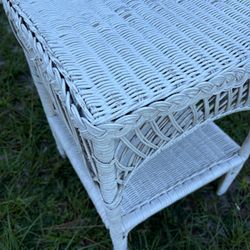 Wicker table