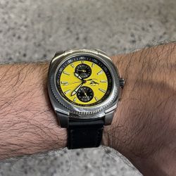 Black/Yellow Tommy Bahama Diver Watch 