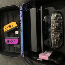 Nintendo Switch With Accessories & Games