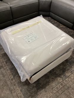White Ottoman — $20