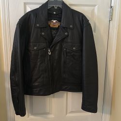 Harley Davidson Men’s Leather Riding Jacket 