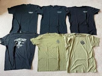 OAKHEART COUNTRY MUSIC FESTIVAL & BORDERLINE SHIRTS (LOT OF 6)  ($40.00 FOR LOT)