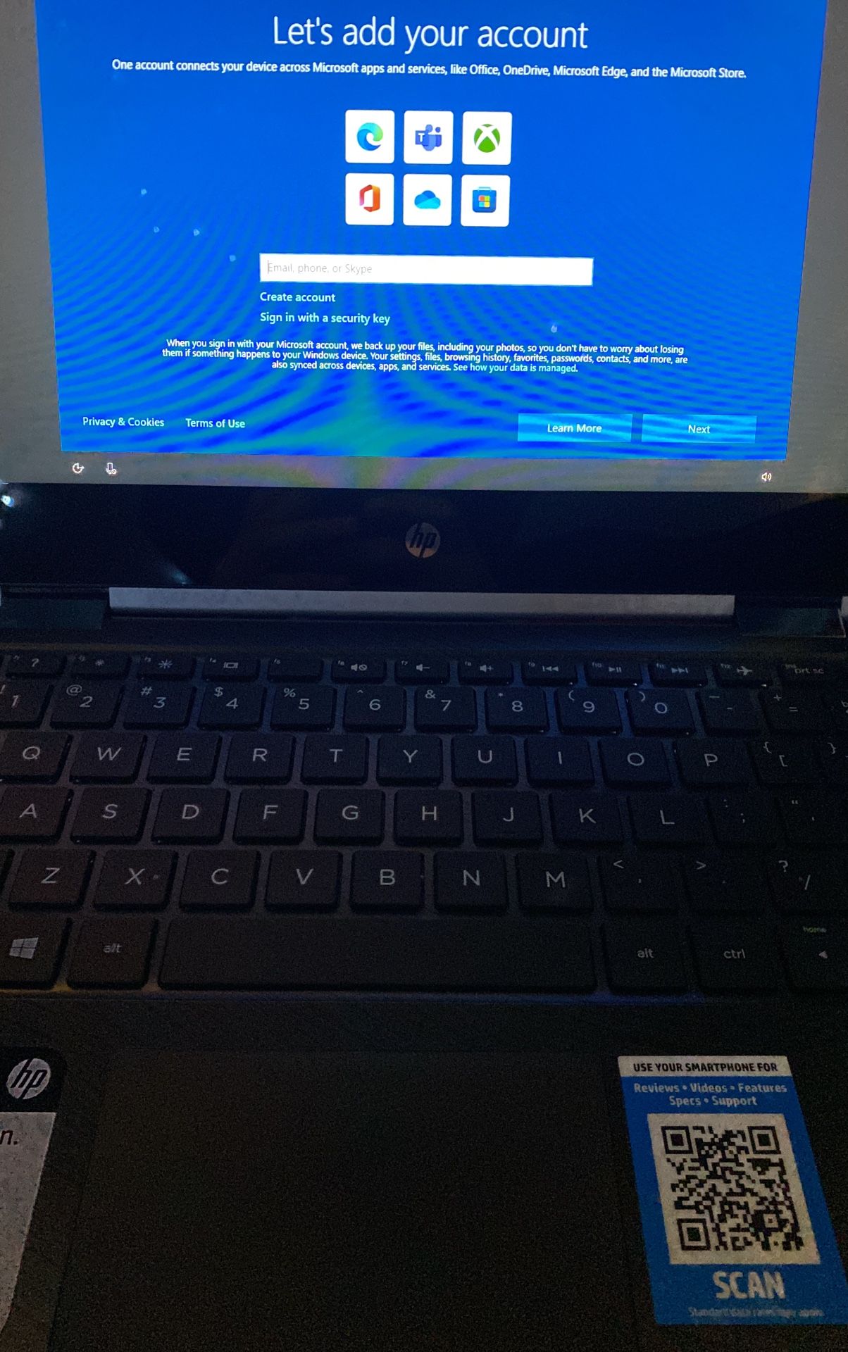 HP pavilion x360 touch screen