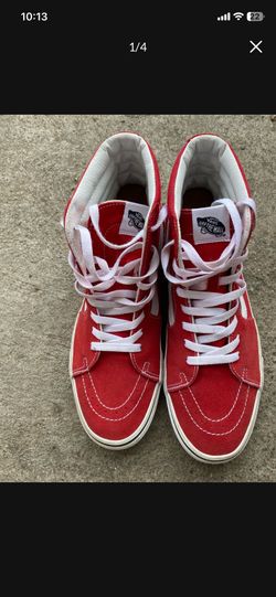 Size 11 Vans Red
