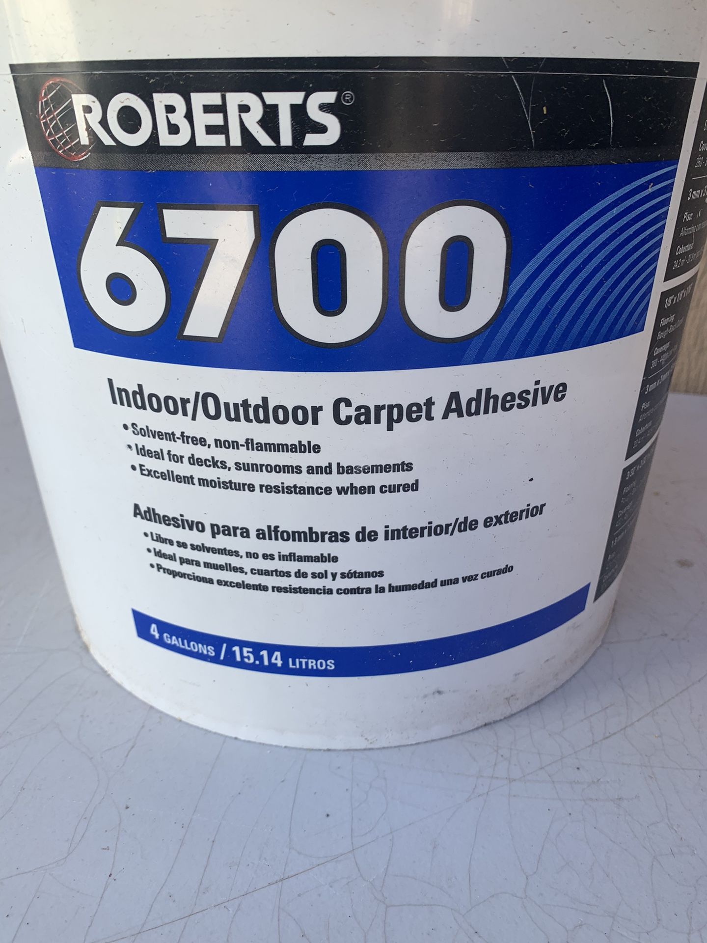 Indoor Outdoor Carpet Adhesive