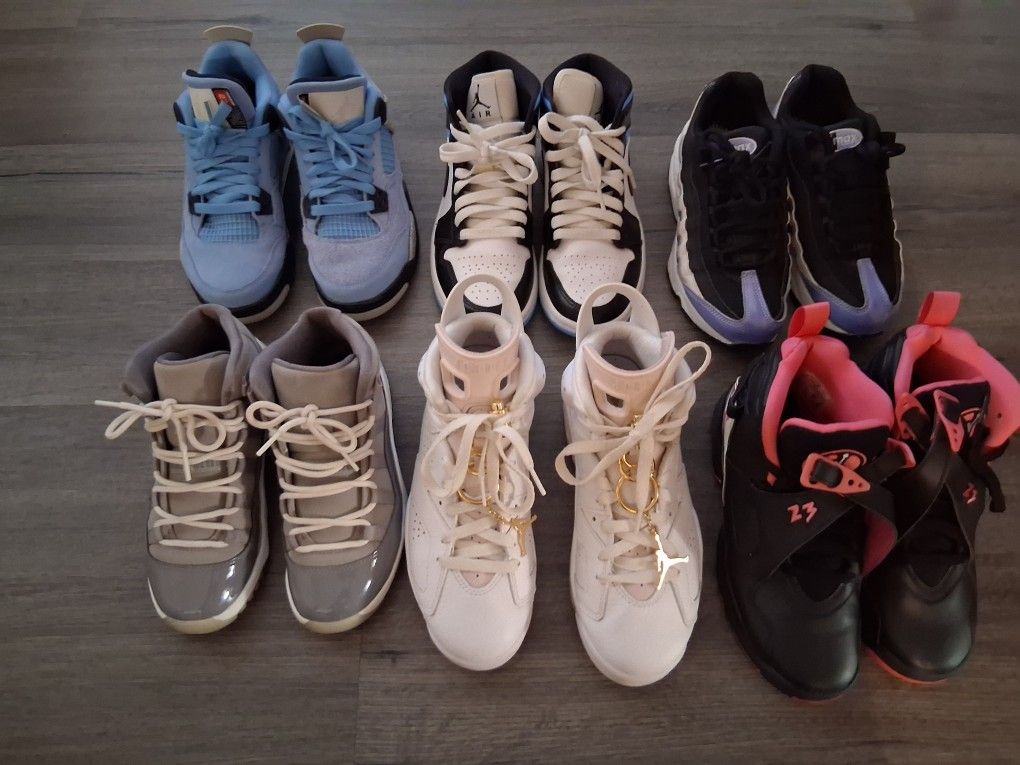 6 Pairs Of Sneakers For $125