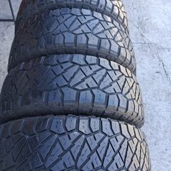 4 Used Tires 265/70r17 Nitto Ridge Grappler 🤑free Installation And Balance ‼️