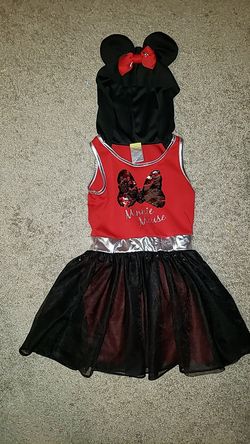 Disney Minnie mouse dress with hood