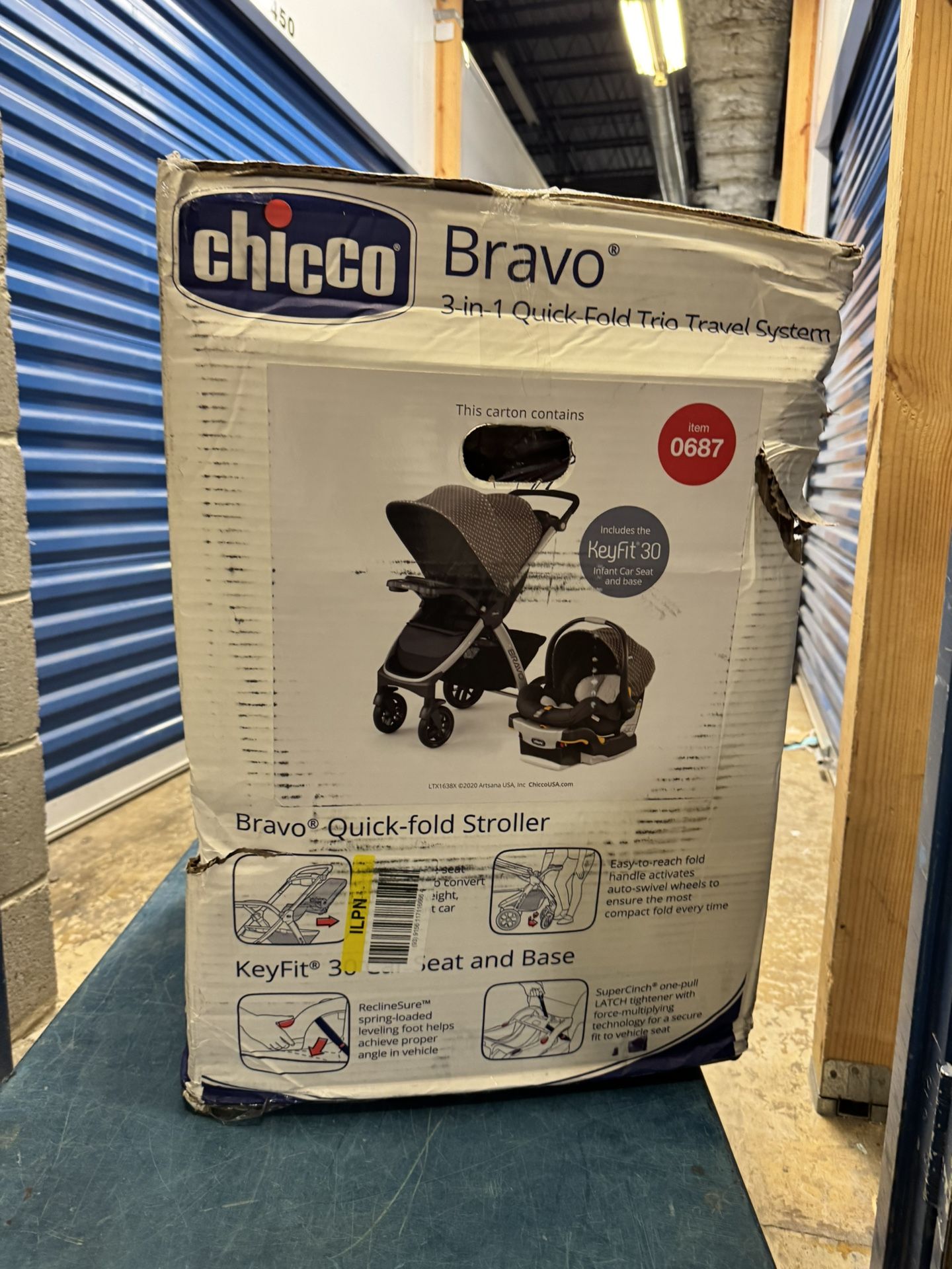 🔥 Chicco Bravo 3-in-1 Quick Fold Travel System – BRAND NEW! 🔥