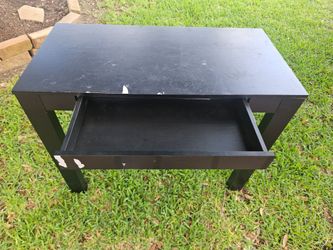 Black computer table